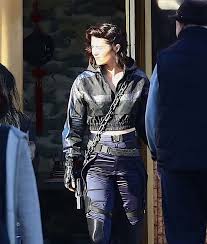Huntress Birds Of Prey Cosplay Birds Of Prey Huntress Cropped Jacket With Hoodie Birds Of Prey Badass Style Huntress