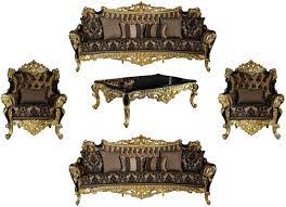 Maybe you would like to learn more about one of these? Casa Padrino Luxury Baroque Living Room Set Brown Black Gold 2 Sofas 2 Armchairs 1 Coffee Table Magnificent Living Room Furniture In Baroque Style
