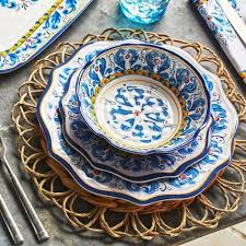 positano 12 piece melamine dinnerware set sur la table melamine dinnerware sets melamine dinnerware dinnerware