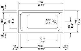 Bathtub dimensions google paieska bathroom dimensions bathtub sizes tub sizes. D Code Bathtub 700095 Duravit