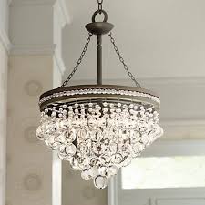 Regina Olive Bronze 19 Wide Crystal Chandelier U2231 Lamps Plus Crystal Chandelier Foyer Lighting Kitchen Chandelier