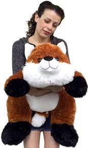 Giant Stuffed Fox 36 Inches Soft Big Plush Superior Quality Large Stuffed Animal