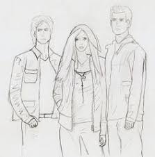 Vampire diaries coloring pages sketch coloring page. Step By Step Vampire Diaries Drawings Easy Novocom Top