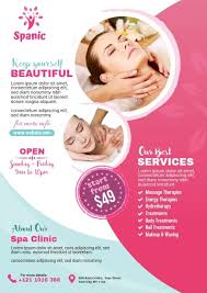 Beauty Flyer Template Spa Flyer Beauty Salon Posters Beauty Posters