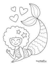 Download or print for free immediately from the site. Mermaid Coloring Pages 30 Printable Sheets Easy Peasy And Fun