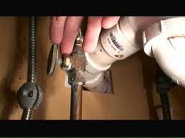 Kitchen sink plumbing supply lines. How To Fix Plumbing Supply Line Leak Video Youtube