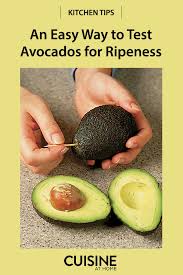 If the stem is fussy and won't come off, it's likely not ripe. An Easy Way To Test Avocados For Ripeness
