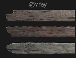 Fence Wood Planks 3d Model Painted Wood Texture Wood Wood Planks