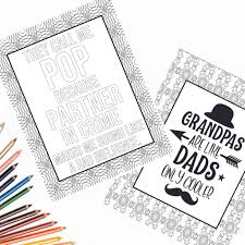 They're wonderful for the feasts of st. Printable Father S Day Coloring Pages Fun Happy Home