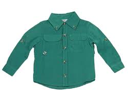 Prodoh Fishing Shirts For Boys Or Girls Forest Green Solid
