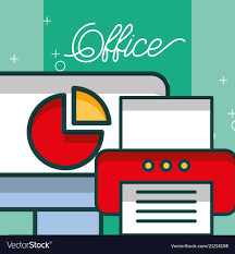 Computer Chart Diagram Printer Document Office