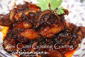 Curlybabe S Satisfaction Cumi Cumi Goreng Garing Food Recipes Good Food
