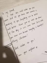 He loved the card so much! Woman Collected Thousands Of Christmas Cards From Strangers To Place On Homeless People S Pillows