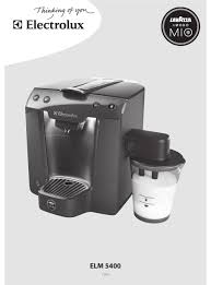 Lavazza coffee machines ukfcu olbh clock. Electrolux Elm 5400 Instruction Book Pdf Download Manualslib