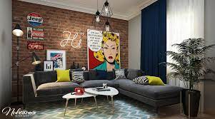 Living Room Pop Art On Behance