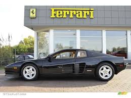 1989 ferrari testarossa for sale 7,638 original miles, with books, tools, records lmc is very proud to offer for sale this 1988 ferrari testa rossa this testarossa in addition to being the top of t. Black 1985 Ferrari Testarossa Black 1990 Ferrari Testarossa Standard Testarossa Model Exterior Photo Ferrari Dream Cars Ferrari Testarossa