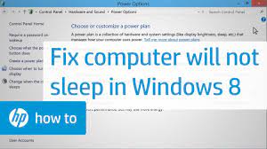 Windows 8 and windows 8.1 have this mode, which is enabled by default. The Computer Will Not Go Into Sleep Or Hibernate Mode Windows 8 Hp Computers Hp Youtube