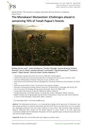 Pt borneo group manokwari / appointed as a commissioner of pt borneo alumina indonesia in march 2019 and currently the head of the finance bureau ministry of energy and mineral resources. Pdf The Manokwari Declaration Challenges Ahead In Conserving 70 Of Tanah Papua S Forests