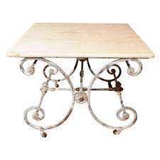 Table leg signature, table legs. French Marble Top Butcher Pastry Table 1stdibs Com Vintage Table Marble Top Butcher Table