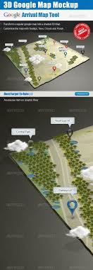 3d Google Map Mock Up Miscellaneous Print Map
