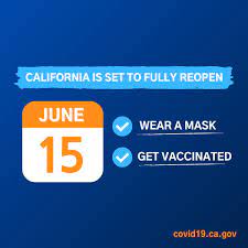 Reopening california amidst a global pandemic. Ca Public Health On Twitter With 20 Million Covid 19 Vaccines In Arms Low Stable Hospitalizations Ca Is On Track To Fully Reopen On June 15 With Masking Vaccinations Get Ready