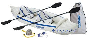 The sea eagle kayak is an inflatable kayak which is basically a sports kayak but can be paddled as a canoe too. Sea Eagle 330 Inflatable Kayak Review Se330 Outventurist