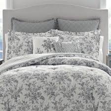 Black And White Floral Bedding Set Twin Annalise Floral Duvet Cover Set Gray Laura Ashley Luxury Bedding Luxury Bedding Master Bedroom Duvet Cover Master Bedroom