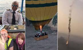 On july 30, 2016, sixteen people were killed when the hot air balloon they were riding in struck power lines, crashed and caught fire in the unincorporated community of maxwell, near lockhart, texas, 30 miles (50 km) south of the state capital austin. Luxor Hot Air Balloon Crash What Really Happened Daily Mail Online