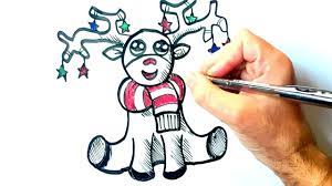 Comment dessiner un renne du père noël facile DESSIN renne de noel KAWAII -  YouTube