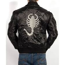 Ryan Gosling White Scorpion Logo Drive Jacket For Sale
