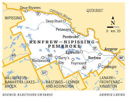 June 7 2018 Renfrew Nipissing Pembroke Riding 2018 Ontario General Election Frontenac Ontario Kawartha Lakes