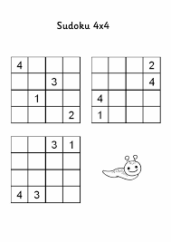 Sudoku Dla Dzieci Sudoku Sudoku Printable Sudoku Puzzles