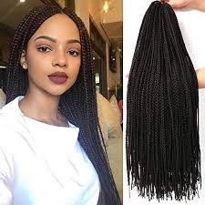 Depends on the hair, the length of the braids you're getting and the size of the braid. 26 Inch 7 Packs Long Box Braids Crochet Braids Synthetic Crochet Hair Box Braid Hair Extension 26 Inch 1b Buy Online In El Salvador At Elsalvador Desertcart Com 134944307
