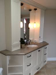 Small Bathroom With Vanity And Two Towers Bathroom Vanity With Towers Bathrm Vanity W Tower Bathroom Vanity Small Bathroom