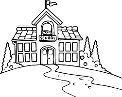 Pypus is now on the social networks, follow him and get latest free coloring pages and much more. School Building Black And White School Building Coloring Page Coloring Pages Fall Coloring Pages School Coloring Pages