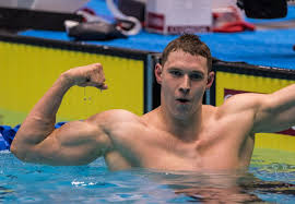 Though, he is 1.91 m tall, he weighs about 91 kg. Pin By Dean Thump On Muscle Swimmer Muscle Biceps
