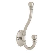 Liberty 5 1 5 In Satin Nickel Ball End Coat Hook B46305z Sn C The Home Depot Liberty Hardware Decorative Hooks Satin Nickel