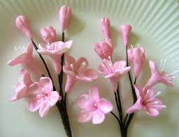 Maybe you would like to learn more about one of these? Cherry Blossom Stems Gum Paste Flowers 11 95 Clay Flowers Gum Paste Flowers Flower Crafts