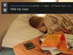 Guy Posts Creepshot of His Girlfriend Sleeping For The Sweetest Reason