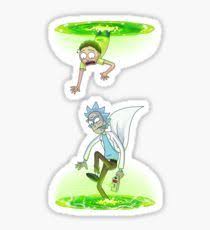 Shop for rick and morty art from the world's greatest living artists. Rick And Morty Portals Sticker Rick And Morty Stickers Rick And Morty Tattoo Rick I Morty