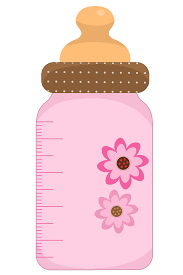Ch B Suenos En Rosa Baby Shower Clipart Baby Clip Art Baby Bottles