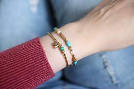 波西露 孔雀石黃銅手環 fuchia語黃銅 手鍊 手環 pinkoi delicate bracelet bracelets jewelry