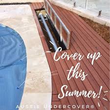 Aussie Undercover Hidden Pool Cover System Fully Integrated Into Decking Neat And Discreet Kits Shipped Australia Wide 1300 722 Pool Cover Hidden Pool Pool