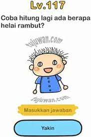 Yang mana yang paling besar? Brain Out Coba Hitung Lagi Ada Berapa Helai Rambut Jawaban Brain Out Di Peringkat 117 Tujuwan Com