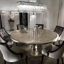 Large Round Italian Champagne Leaf Dining Table And Chairs Set Juliettes Interiors Round Dining Room Table Round Dining Room Large Round Dining Table