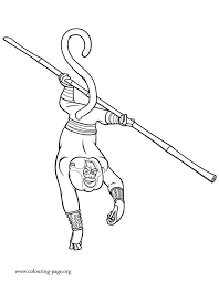 Kung Fu Panda 3 Monkey Coloring Page Monkey Coloring Pages Kung Fu Panda Panda Coloring Pages