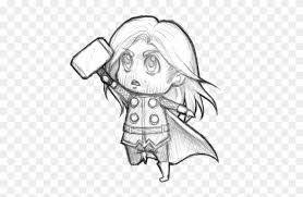 Thor is imprisoned on the other side of the. Thor Coloring Pages Chibi Clipart 2495200 Pikpng