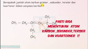 Atom Karbon Primer Sekunder Tersier Dan Kuarterner Hidrokarbon Part I Kimia Sma Youtube
