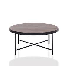 Durably constructed matte black finish iron framed coffee table features a large particle board table top for serving and displaying purpose while the spacious bottom shelf with wide mesh design is ideal for stowing tv remote, books and magazines. Grey Metal Frame Coffee Table Flat Packing Wood Furniture Manufacturer Slicethinner