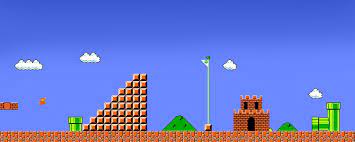 The appearance of world 1 is very simple. Super Mario Pixel Backgrounds Wallpaper Cave